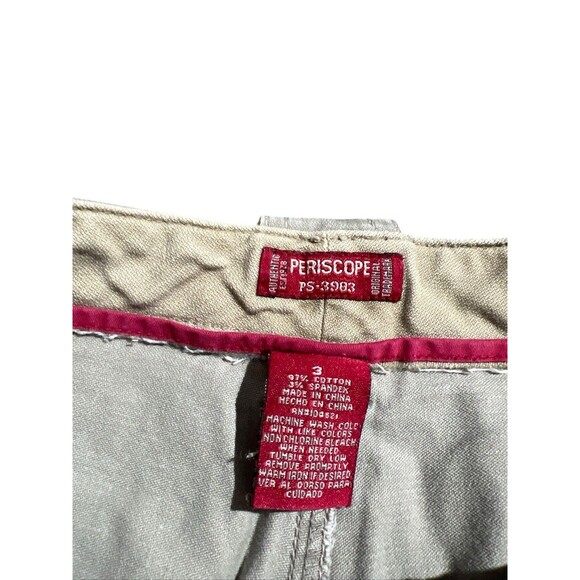 Periscope Cargo Pants Flare Y2K Womens Button Fly Sz 3 - Picture 3 of 11